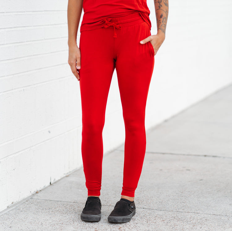 MAMA JOGGERS- Red