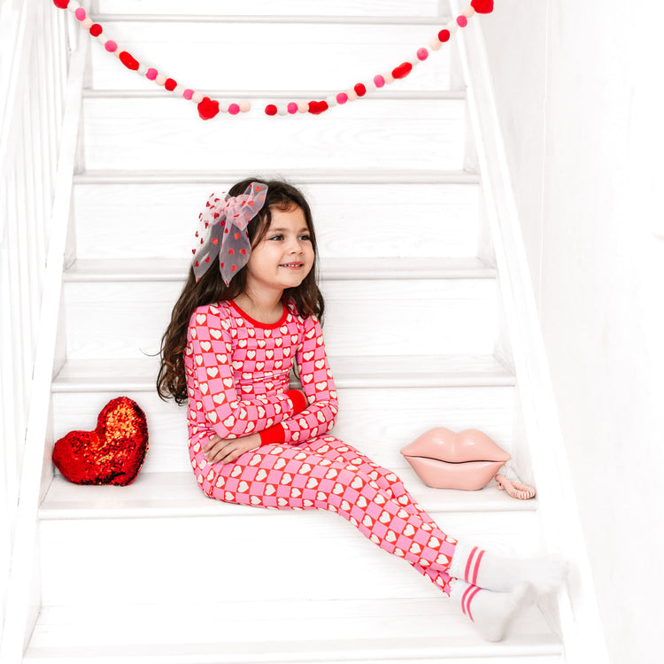 LONG SLEEVE 2 PIECE SETS- Red Heart