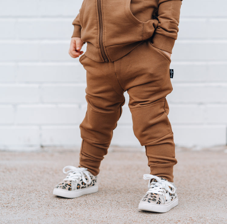JOGGERS- Bark Bamboo French Terry