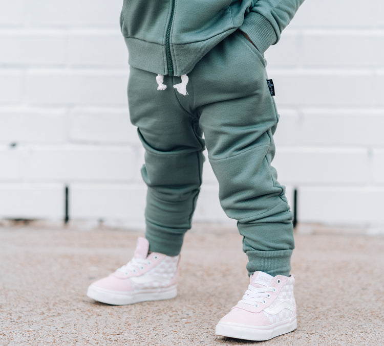 JOGGERS- Slate Bamboo French Terry
