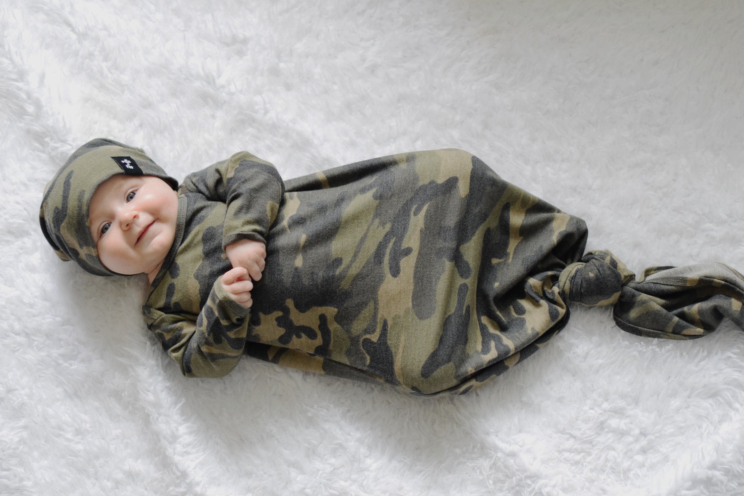 KNOT GOWN- Forest Camo | millie + roo.