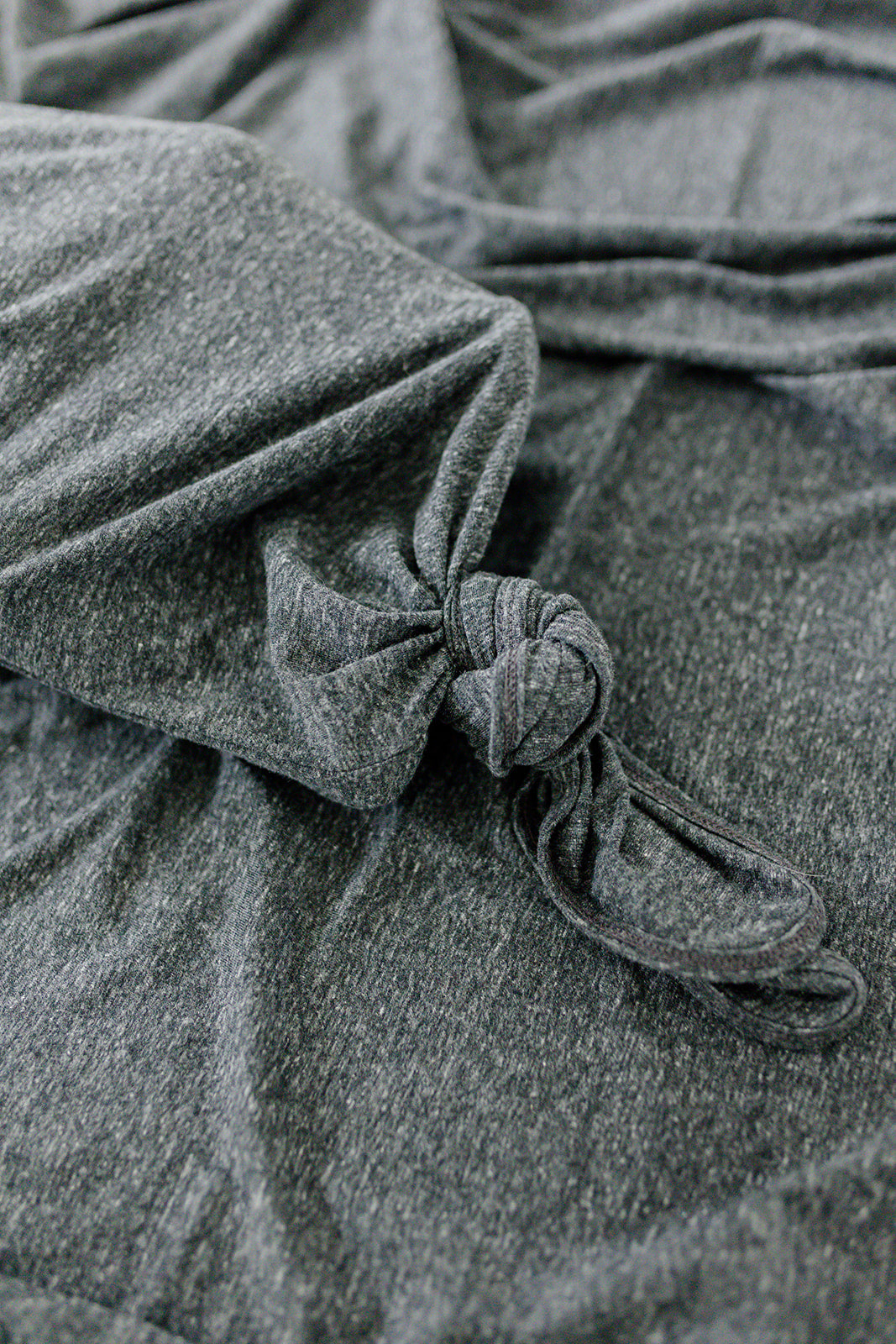 BLANKET- Black Tri Blend Oversized Blanket | millie + roo.