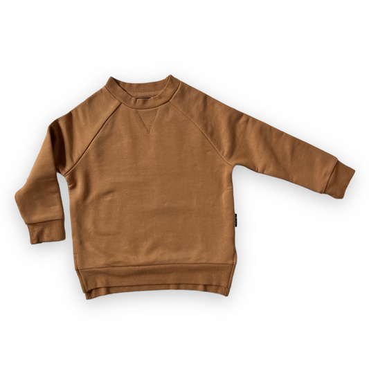 CREW NECK- Caramel Bamboo French Terry