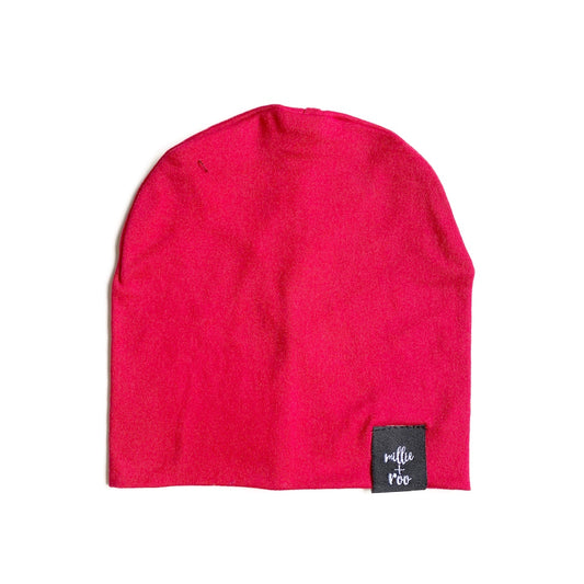 BEANIE- Red Brushed | millie + roo.